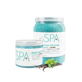 BCL Spa Spearmint & Vanilla Dead Sea Salt Soak 3oz