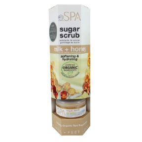 BCL Spa Organics Milk & Honey Sugar Scrub Kit