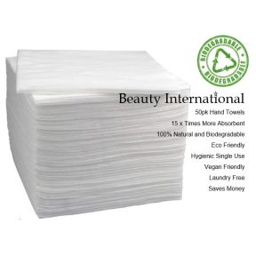 Beauty International Premium Disposable Hand Towel 50 Pack