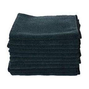 Superior Micro Fiber Salon Towels Black 10 Pack