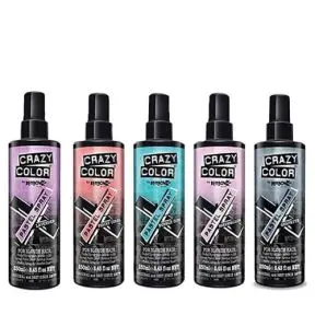 Crazy Color Temporary Hair Dye Pastel Spray Graphite