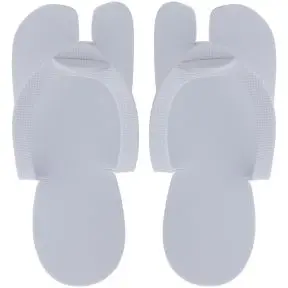 Disposable Pedicure Slippers White 10 Pack