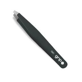 GRIP Slanted Tweezers Black