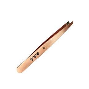 Grip Slanted Rose Gold Tweezer