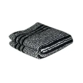 Hair Tools Hairdressing Towels Black & White 12 Pack