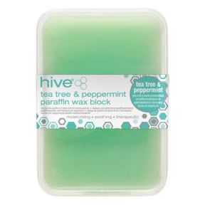 Hive Paraffin Treament Wax Block 450ml Tea Tree & Peppermint