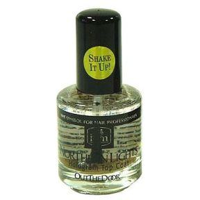 INM Northen Lights Hologram Top Coat Gold 15ml