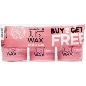 Just Wax Pink Sensitive Creme Strip Wax 3 for 2 Pack