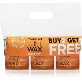 Just Wax Soft Wax Strip Wax 3 for 2 Pack