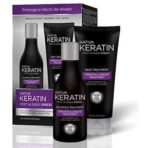 Kativa Keratin Post Alisado Express Shampoo and Treatment Kit