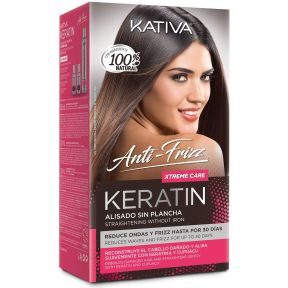 Kativa Keratin Xtreme Anti Frizz Hair Straightening Kit