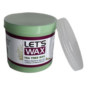 Lets Wax Tea Tree Strip Wax 450ml