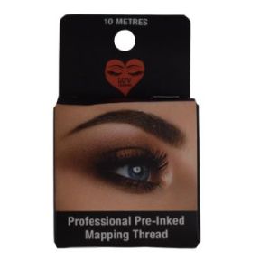 Luv Lashes Pre-Inked Eyebrow Mapping Thread Black