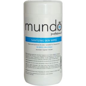 Mundo Sanitizing Skin Wipes 100 Pack