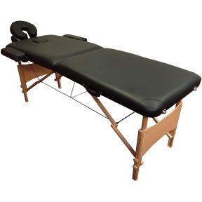 Premium Portable Massage Couch Black