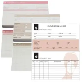 Agenda Waxing Client Record Cards 100 Pack