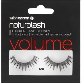 Salon Systems 120 Black Strip Lashes