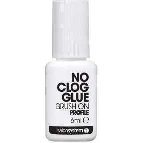 Salon Systems Profile No Clog Brush On Nail Glue