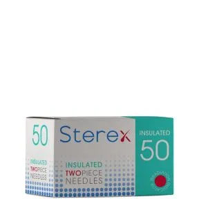 Sterex Insulated Two-Piece Needles 50pk