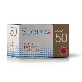 Sterex Two Piece Gold Needles