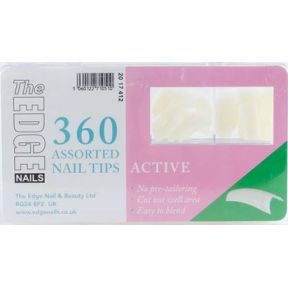 The Edge Active Nail Tips 360 Pack