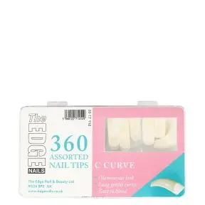 The Edge Nails Big C Cruve Nails Tips 360 Pack
