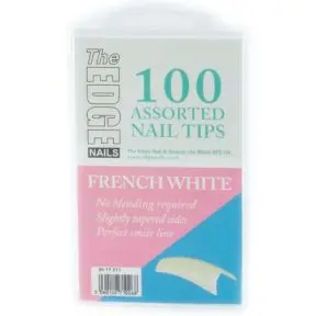 The Edge Nails French White Nails Tips 100 Pack