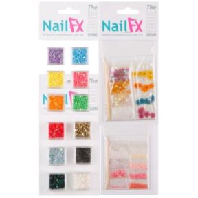 The Edge Nail FX Nail Art Decoration Flat Stones Set B