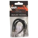 Hair Tools Bunjee Hair Tie Hooks Hooks Black