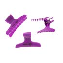 Hair Tools Butterfly Hair Clamps 12 Pack Purple
