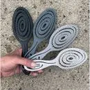 Head Jog 08 Straw Brushes Monochrome Display