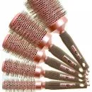 Head Jog 80 Pink Ceramic & Ionic Radial Hair Brush 60mm