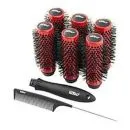 Kodo Lock & Roll Hair Brush Set 25mm Red