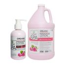 La Palm Organic Massage Lotion Mid Summer Rose 240ml