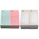 Agenda Salon Concepts Numbered Check Pads 12 Pack